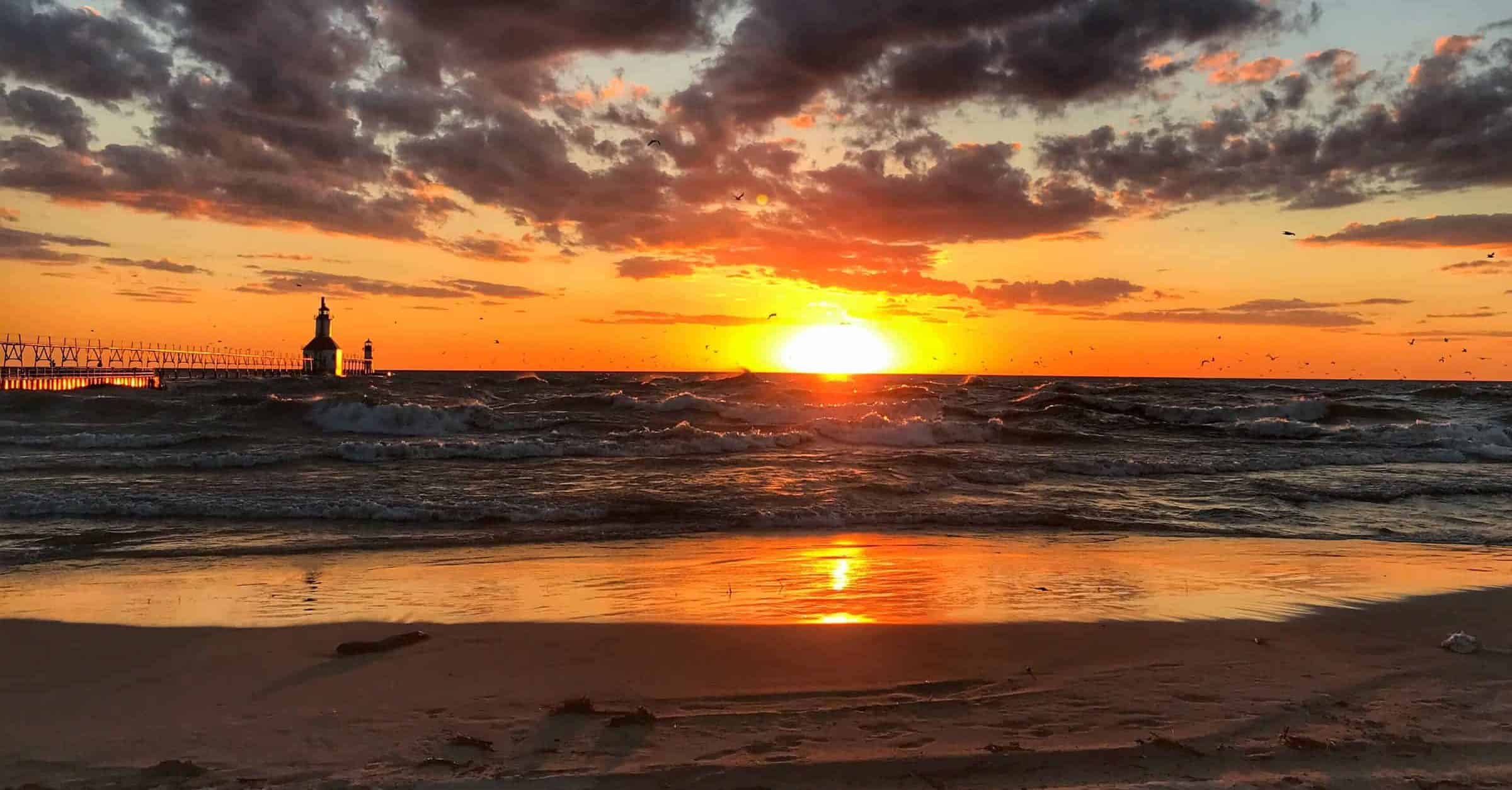 Pure Michigan, The Mitten State! Photo of Lake Michigan Beach